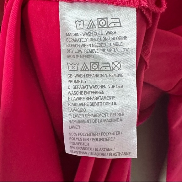 Susan Graver Everyday Women's Dress Tunic Deep Pink Liquid Knit 3/4 Sleeve M - Picture 5 of 10